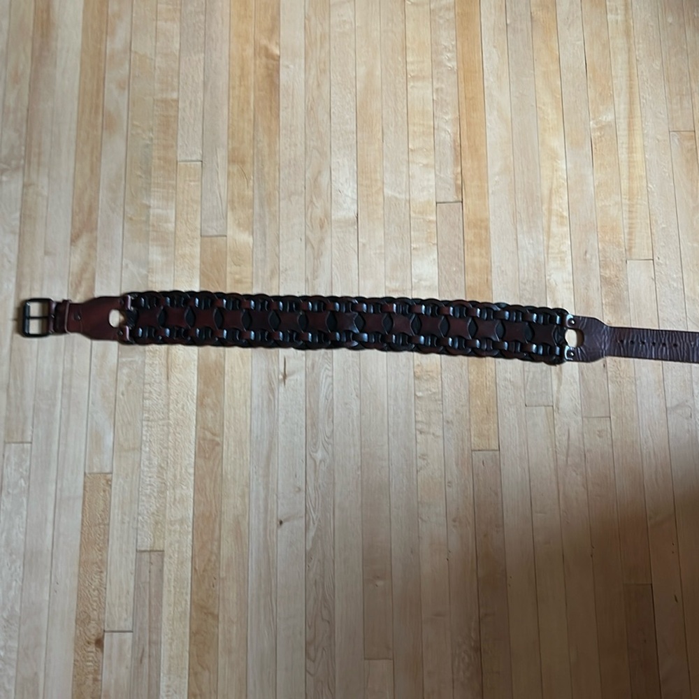 Vintage leather belt